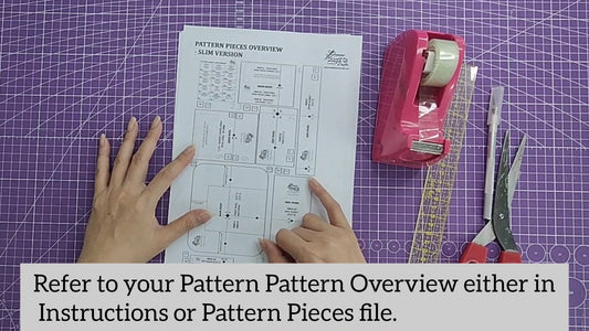 How to prepare your pattern pieces?