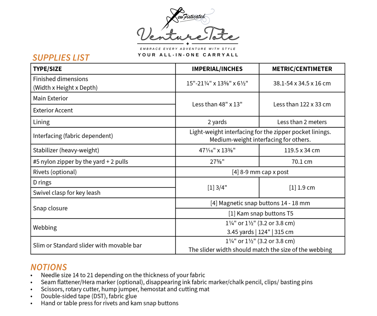 VentureTote (Jan 2025)