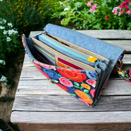 The Sewfisticated Peony - Annex 1 Card Slot Pockets