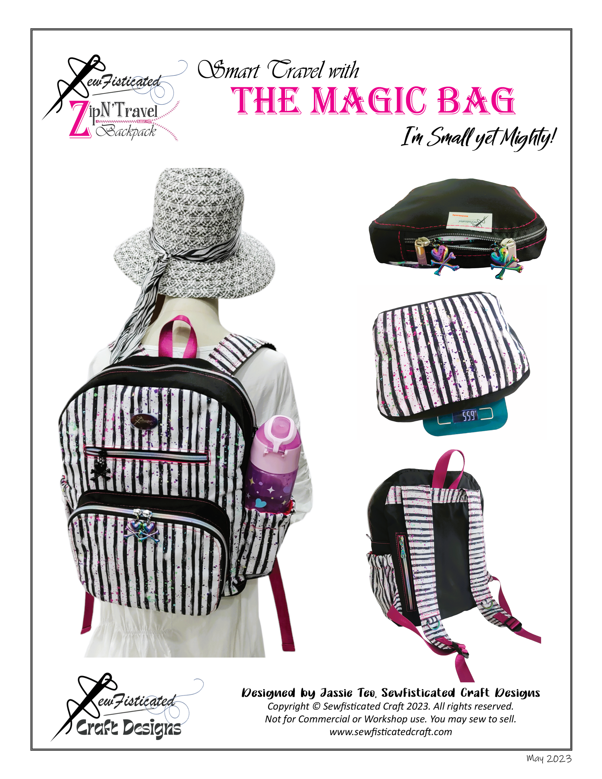 ZipN'Travel Backpack (May 2023) – Sewfisticated Designs & Supplies Pte. Ltd ZipN'Travel Backpack (May 2023) – Sewfisticated Designs & Supplies Pte. Ltd
