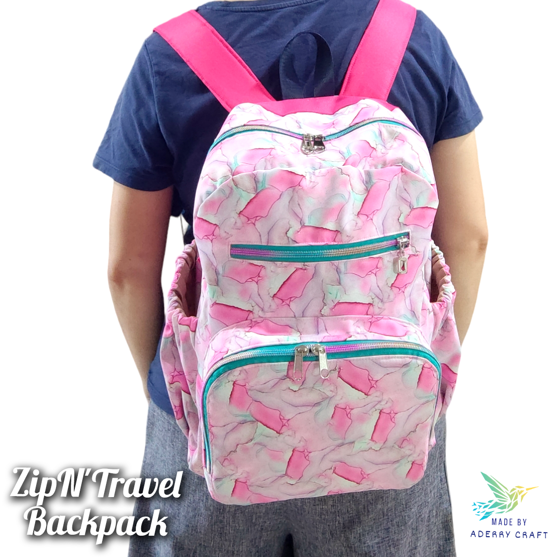 Full zip open sales backpack