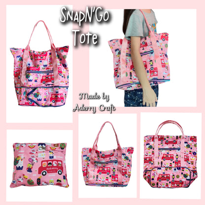 Xpandable SnapN'Go Tote Bag